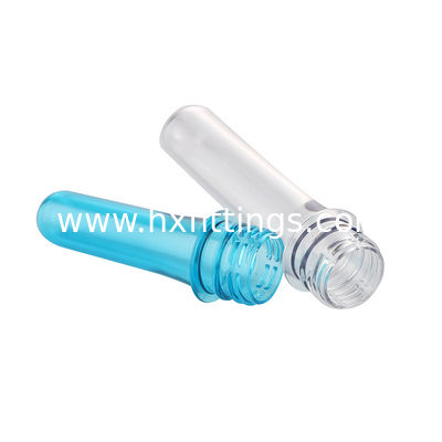 Đơn vị kích thước trong suốt 24mm nhựa PET 24/410 23g PET chai preform nhà cung cấp
