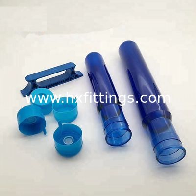 Mẫu miễn phí 700G 750G 55mm cổ 19L 20L nhựa PET 5 lít chai Preform / 19 lít 20 lít 5 lít chai nước PET nhà cung cấp