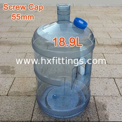 Mẫu miễn phí 700G 750G 55mm cổ 19L 20L nhựa PET 5 lít chai Preform / 19 lít 20 lít 5 lít chai nước PET nhà cung cấp