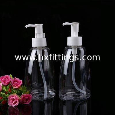 Cosmetic 300ml in màn hình chai PET bằng nhựa trong suốt với máy bơm nhà cung cấp