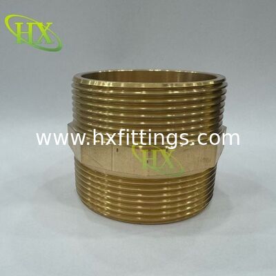bán chạy nhất 1/4 BSP núm vú đồng thau nam adapter thẳng đồng thau ống lắp