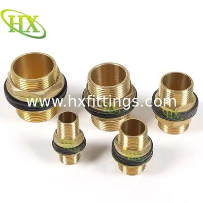 1/2 Nữ 3/4 Nam đầu nối bể nước bằng đồng thau có lắp vách ngăn